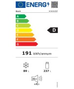 Frigo Combi No Frost 185 A 195 Cm. BOSCH GB KGN36XIDP