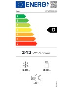 Frigo Combi No Frost 200 A 203 Cm. HAIER GB HTW7720DNGB