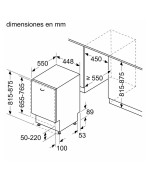 Lavavajillas Integrable 45 Cm. BOSCH GB SPH4EKX24E
