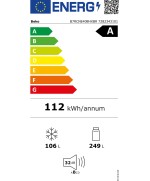 Frigo Combi No Frost 200 A 203 Cm. BEKO GB B7RCNE408HXBR