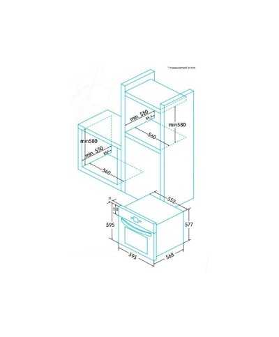 Horno Encastre Independiente EDESA GB EOE6040X