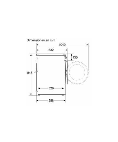 Lavadora Carga Frontal BALAY EXC 3TS285BS
