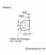 Lavadora Integrable BALAY GB 3TI983B